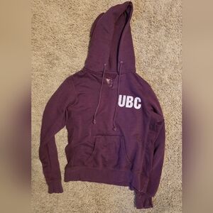 MV Sport Purple Hoodie with White UBC Logo